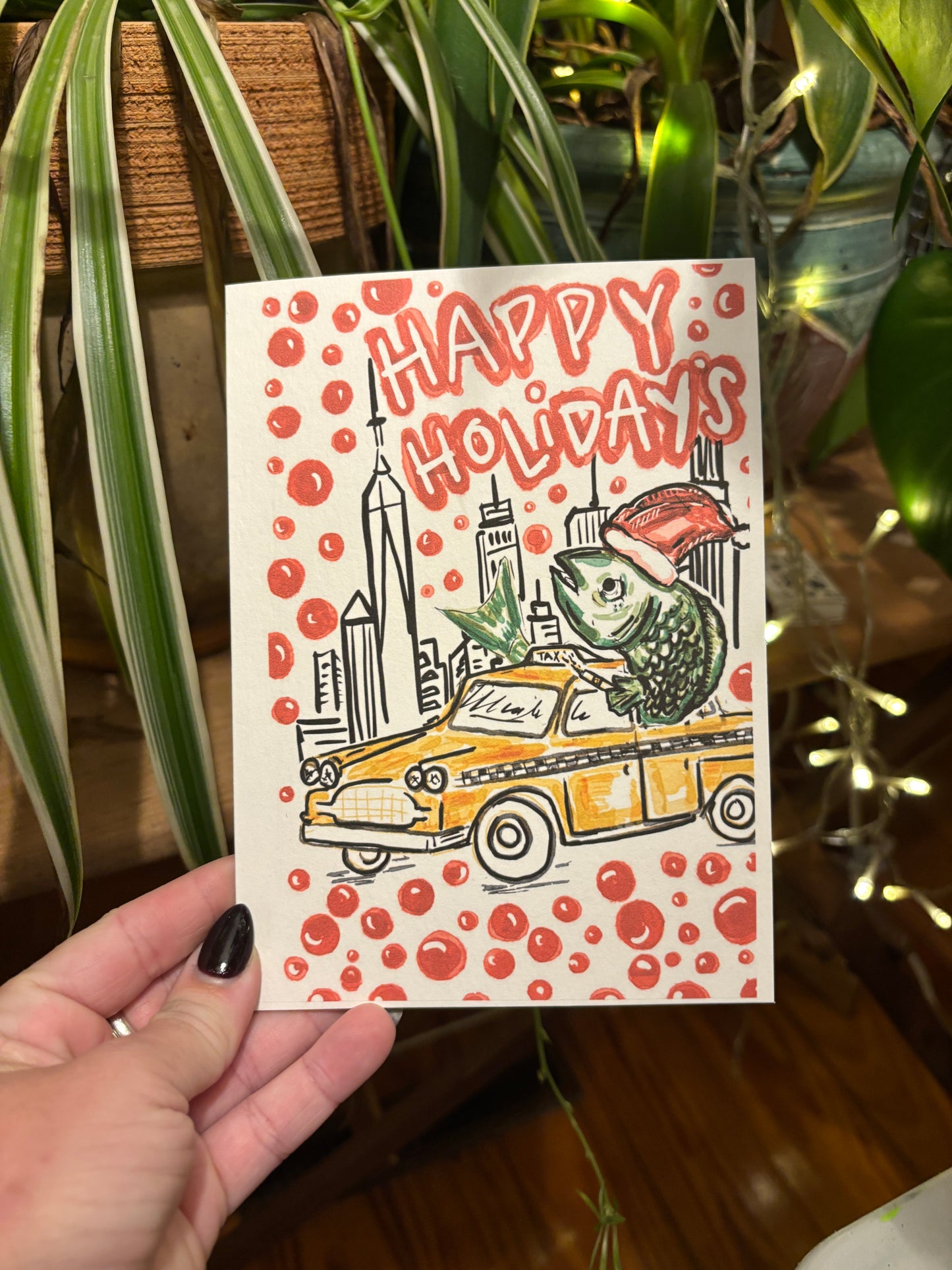 Happy holiday in the city• single card