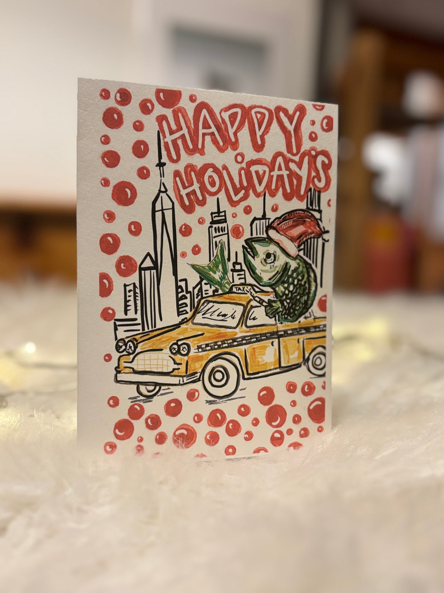 Happy holiday in the city• single card