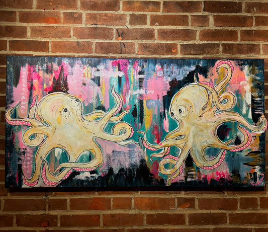 Dancing octopus 24”X48”