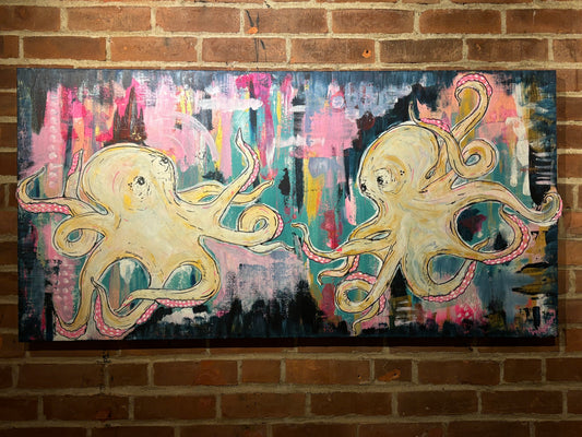Dancing octopus 24”X48”