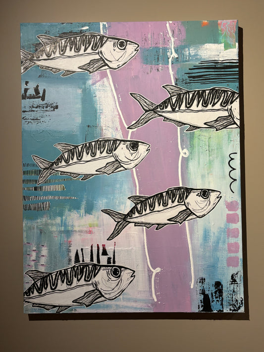 keep swimming  30x40