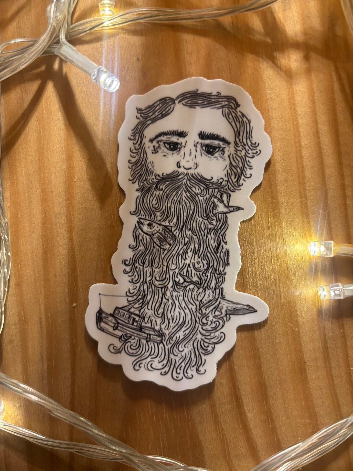 fisherman sticker