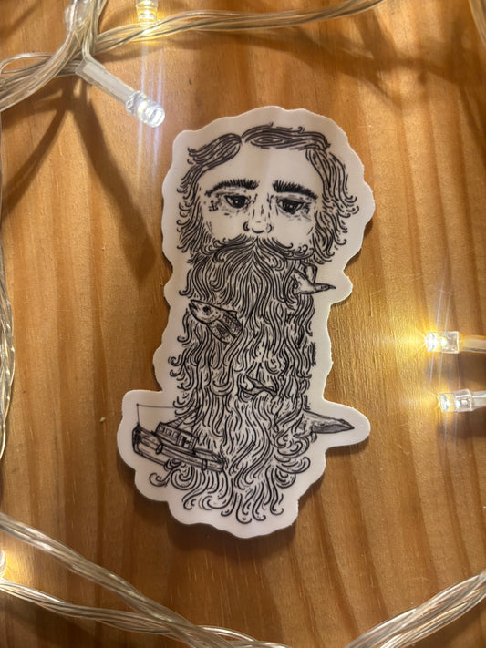 fisherman sticker